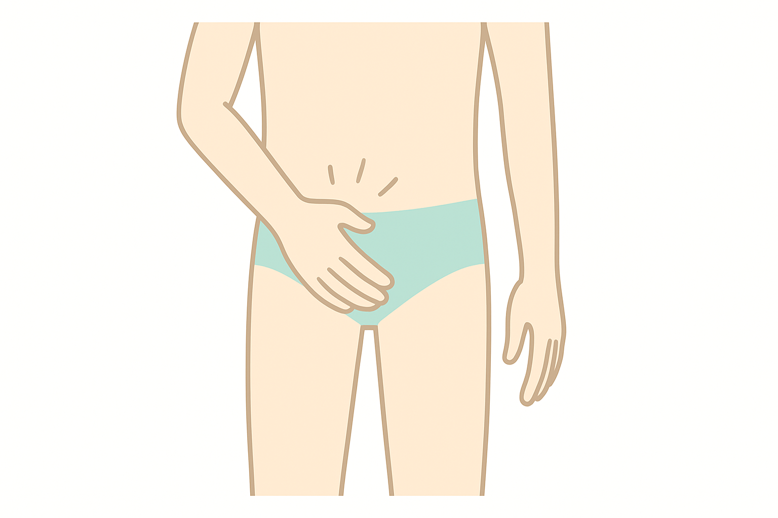 VIO付近のイメージイラスト